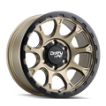 Dirty Life - DRIFTER - Gold - MATTE GOLD WITH MATTE BLACK LIP - 17" x 8.5", -6 Offset, 5x127 (Bolt Pattern), 78.1mm HUB