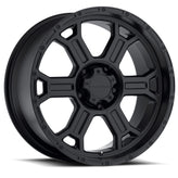 Vision Wheel Off-Road - 372 RAPTOR - Black - Matte Black - 16" x 8", 0 Offset, 5x127 (Bolt Pattern), 78.1mm HUB