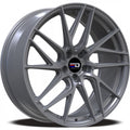 Euro Design - Tech - Gunmetal - Matte Gunmetal - 18" x 8", 42 Offset, 5x114.3 (Bolt Pattern), 67.1mm HUB