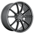 Niche - M239 RAINIER - Gunmetal - MATTE ANTHRACITE - 22" x 10.5", 4 Offset, 5x120 (Bolt Pattern), 74.1mm HUB