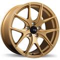 Fast Wheels - FC04 - Gold - Gold - 17" x 8", 40 Offset, 5x115 (Bolt Pattern), 72.6mm HUB