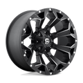 Fuel - D546 ASSAULT - Black - Matte Black Milled - 20" x 10", -18 Offset, 6x135, 139.7 (Bolt Pattern), 106.1mm HUB
