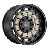 Black Rhino - ARSENAL - Gunmetal - SAND ON BLACK - 17" x 8", 3 Offset, 5x120 (Bolt Pattern), 76.1mm HUB