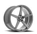 Fittipaldi Sport - FSF02 - Gunmetal - Dark Tint Brushed - 20" x 9", 20 Offset, 5x120 (Bolt Pattern), 72.6mm HUB