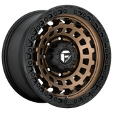 Fuel - D634 ZEPHYR - Gunmetal - MATTE BRONZE BLACK BEAD RING - 17" x 9", 1 Offset, 6x135 (Bolt Pattern), 87.1mm HUB