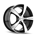 Touren - TR9 - Black - BLACK/MACHINED FACE/MACHINED LIP - 22" x 9.5", 20 Offset, 5x112, 120 (Bolt Pattern), 74.1mm HUB