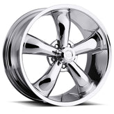 Vision Wheel American Muscle - 142 LEGEND 5 - Chrome - Chrome - 18" x 8.5", 20 Offset, 5x115 (Bolt Pattern), 83mm HUB