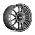 Rotiform - R158 OZR - Gunmetal - MATTE ANTHRACITE - 19" x 8.5", 45 Offset, 5x112, 120 (Bolt Pattern), 72.6mm HUB