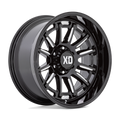 XD Series - XD865 PHOENIX - Black - GLOSS BLACK MILLED - 20" x 9", 0 Offset, 6x135 (Bolt Pattern), 87.1mm HUB