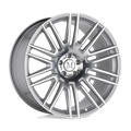 Mandrus - ESTATE - Silver - SILVER WITH MIRROR FACE - 21" x 9.5", 20 Offset, 5x112 (Bolt Pattern), 66.6mm HUB