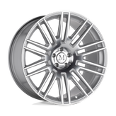 Mandrus - ESTATE - Silver - SILVER WITH MIRROR FACE - 21" x 9.5", 20 Offset, 5x112 (Bolt Pattern), 66.6mm HUB