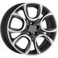 Mak Wheels - TORINO W - Gunmetal - GUN MET-MIRROR FACE - 16" x 6.5", 40 Offset, 4x100 (Bolt Pattern), 56.6mm HUB