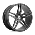 Asanti Black - ABL-12 ORION - Grey - Matte Graphite - 22" x 10.5", 25 Offset, 5x115 (Bolt Pattern), 72.6mm HUB