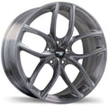 Fast Wheels - EV04 - Gunmetal - Brushed - 19" x 8.5", 35 Offset, 5x114.3 (Bolt Pattern), 70.6mm HUB