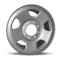 DTD - Steel - Silver - Silver - 17" x 7.5", 40 Offset, 8x170 (Bolt Pattern), 125.1mm HUB