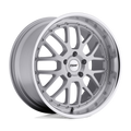 TSW Wheels - VALENCIA - Silver - Silver with Mirror Cut Lip - 19" x 8", 32 Offset, 5x120 (Bolt Pattern), 76.1mm HUB