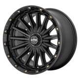 KMC Wheels - KM102 SIGNAL - Black - SATIN BLACK - 17" x 9", 18 Offset, 5x127, 139.7 (Bolt Pattern), 78.1mm HUB