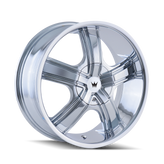 Mazzi - BOOST - Chrome - CHROME - 18" x 7.5", 40 Offset, 5x108, 114.3 (Bolt Pattern), 72.62mm HUB