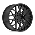 TSW Wheels - VALE - Black - Double Black - Matte Black with Gloss Black Face - 17" x 8", 40 Offset, 5x108 (Bolt Pattern), 72.1mm HUB