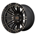 XD Series - XD846 DOUBLE DEUCE - Gunmetal - SATIN BLACK WITH DARK TINT - 20" x 9", 0 Offset, 6x139.7 (Bolt Pattern), 106.1mm HUB
