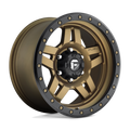 Fuel - D583 ANZA - Bronze - MATTE BRONZE BLACK BEAD RING - 18" x 9", 1 Offset, 6x139.7 (Bolt Pattern), 108mm HUB