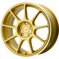 Motegi - MR138 - Gold - Gold Machined Lip - 18" x 8", 38 Offset, 5x114.3 (Bolt Pattern), 72.6mm HUB