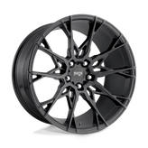 Niche - M183 STACCATO - Black - MATTE BLACK - 18" x 8.5", 35 Offset, 5x112 (Bolt Pattern), 66.6mm HUB