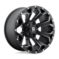 Fuel - D546 ASSAULT - Black - MATTE BLACK MILLED - 20" x 9", 1 Offset, 5x114.3, 127 (Bolt Pattern), 78.1mm HUB