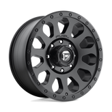 Fuel - D579 VECTOR - Black - MATTE BLACK - 16" x 8", 15 Offset, 6x114.3 (Bolt Pattern), 66.1mm HUB