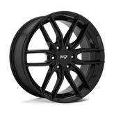 Niche - M209 VOSSO - Black - GLOSS BLACK - 22" x 9.5", 30 Offset, 6x139.7 (Bolt Pattern), 78.1mm HUB