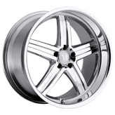 Mandrus - MANNHEIM - Chrome - CHROME - 19" x 8.5", 43 Offset, 5x112 (Bolt Pattern), 66.56mm HUB