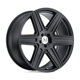 Mandrus - ATLAS - Black - MATTE BLACK - 18" x 9.5", 35 Offset, 5x112 (Bolt Pattern), 66.6mm HUB