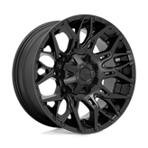 Fuel - D772 TWITCH - Black - BLACKOUT - 20" x 10", -18 Offset, 5x114.3, 127 (Bolt Pattern), 78.1mm HUB