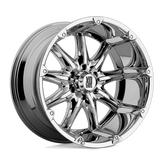 XD Series - XD779 BADLANDS - Chrome - CHROME - 20" x 9", -12 Offset, 6x139.7 (Bolt Pattern), 106.1mm HUB