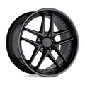 TSW Wheels - PREMIO - Black - MATTE BLACK WITH GLOSS BLACK LIP - 19" x 9.5", 20 Offset, 5x120 (Bolt Pattern), 76.1mm HUB