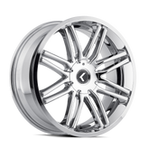 Kraze Wheels - CRAY - Chrome - CHROME - 20" x 8.5", 35 Offset, 5x114.3, 120 (Bolt Pattern), 73mm HUB