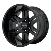 Helo - HE916 - Black - GLOSS BLACK - 20" x 9", 0 Offset, 8x180 (Bolt Pattern), 124.2mm HUB