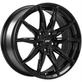 Dai Alloys - Frantic - Black - Gloss Black - 17" x 7.5", 41 Offset, 5x114.3 (Bolt Pattern), 67.1mm HUB