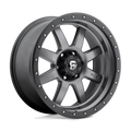 Fuel - D552 TROPHY - Gunmetal - MATTE GUN METAL BLACK BEAD RING - 18" x 9", 20 Offset, 6x139.7 (Bolt Pattern), 108mm HUB