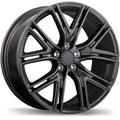 Replika - R222 - Gunmetal - Gloss Gunmetal - 18" x 8", 50 Offset, 5x108 (Bolt Pattern), 63.4mm HUB