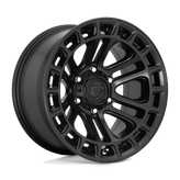 Fuel - D718 HEATER - Black - MATTE BLACK - 20" x 10", -18 Offset, 6x135 (Bolt Pattern), 87.1mm HUB