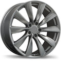 Replika - R241 - Gunmetal - Space Grey - 19" x 8.5", 35 Offset, 5x120 (Bolt Pattern), 64.1mm HUB