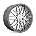 Motegi - MR153 CM10 - Gunmetal - MACHINED GUNMETAL - 18" x 8.5", 45 Offset, 5x112 (Bolt Pattern), 66.6mm HUB