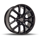 DTD - NORDIK - Black - Satin Black - 20" x 8", 30 Offset, 6x135 (Bolt Pattern), 87.1mm HUB