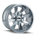 Cali Off-Road - DISTORTED - Chrome - CHROME - 20" x 10", -19 Offset, 8x180 (Bolt Pattern), 124.1mm HUB