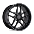TSW Wheels - PREMIO - Black - Matte Black with Gloss Black Lip - 20" x 10", 40 Offset, 5x112 (Bolt Pattern), 66.6mm HUB
