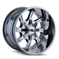 Cali Off-Road - TWISTED - Chrome - CHROME - 20" x 9", 0 Offset, 8x180 (Bolt Pattern), 124.1mm HUB