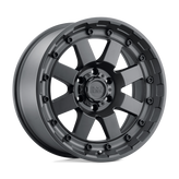 Black Rhino - CLEGHORN - Black - MATTE BLACK - 17" x 8.5", 18 Offset, 6x114.3 (Bolt Pattern), 76.1mm HUB