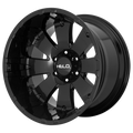 Helo - HE917 - Black - GLOSS BLACK - 18" x 10", -18 Offset, 5x127 (Bolt Pattern), 71.5mm HUB