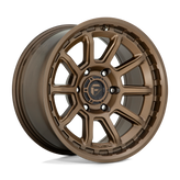 Fuel - D690 TORQUE - Bronze - MATTE BRONZE - 17" x 9", 1 Offset, 5x127 (Bolt Pattern), 71.5mm HUB